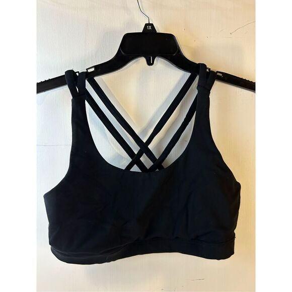 Lululemon black racer back bra large? - Picture 1 of 5